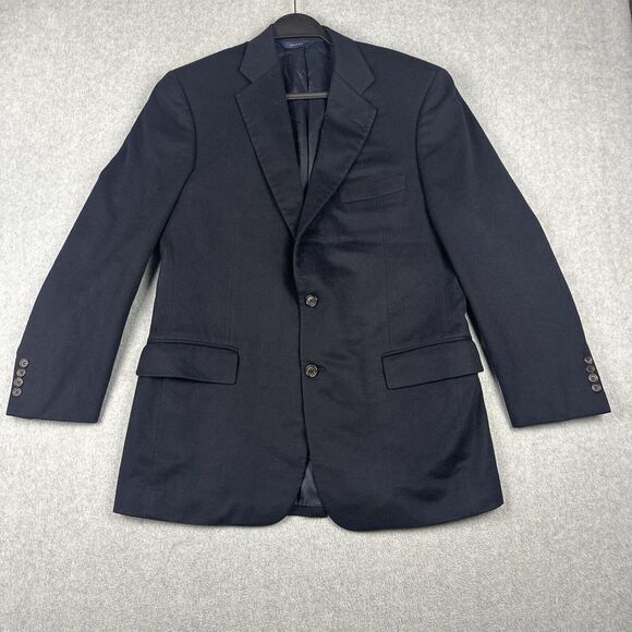 Brooks Brothers Blazer 41R Loro Piana Blue 100% Cashmere...
